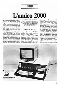 Articolo "L'Amico 2000" di Elettronica 2000