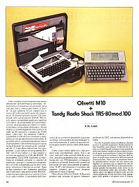 Prova Olivetti M10 su MCmicrocomputer