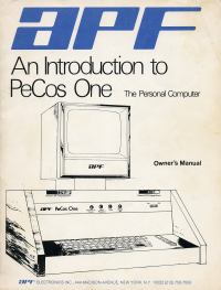 Manuale APF PeCos One