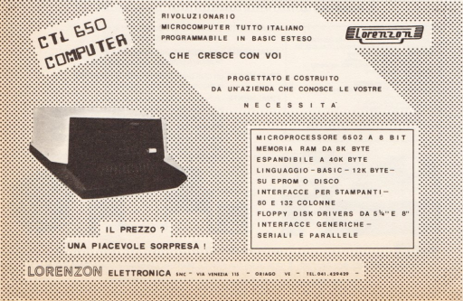 Pubblicità CTL650