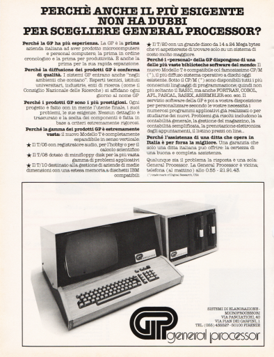 Pubblicità GP del Modello T