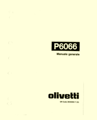 P6066 - Manuale Generale