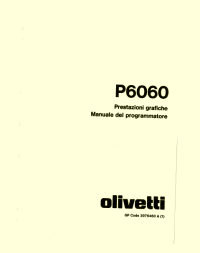 P6060 - Manuale prestazioni grafiche